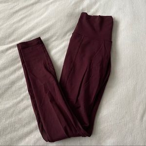 Lululemon mesh back high rise leggings